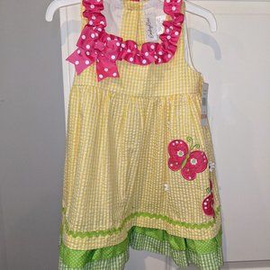 Baby Girls Summer Seersucker Dress 18 months